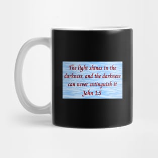 Bible Verse John 1:5 Mug